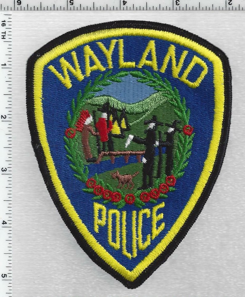 Wayland Police (Massachusetts) 1st Issue Shoulder Patch