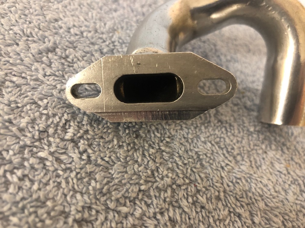 RC Helicopter 60 Size Side Exhaust Engine Header With Exhaust Spacer