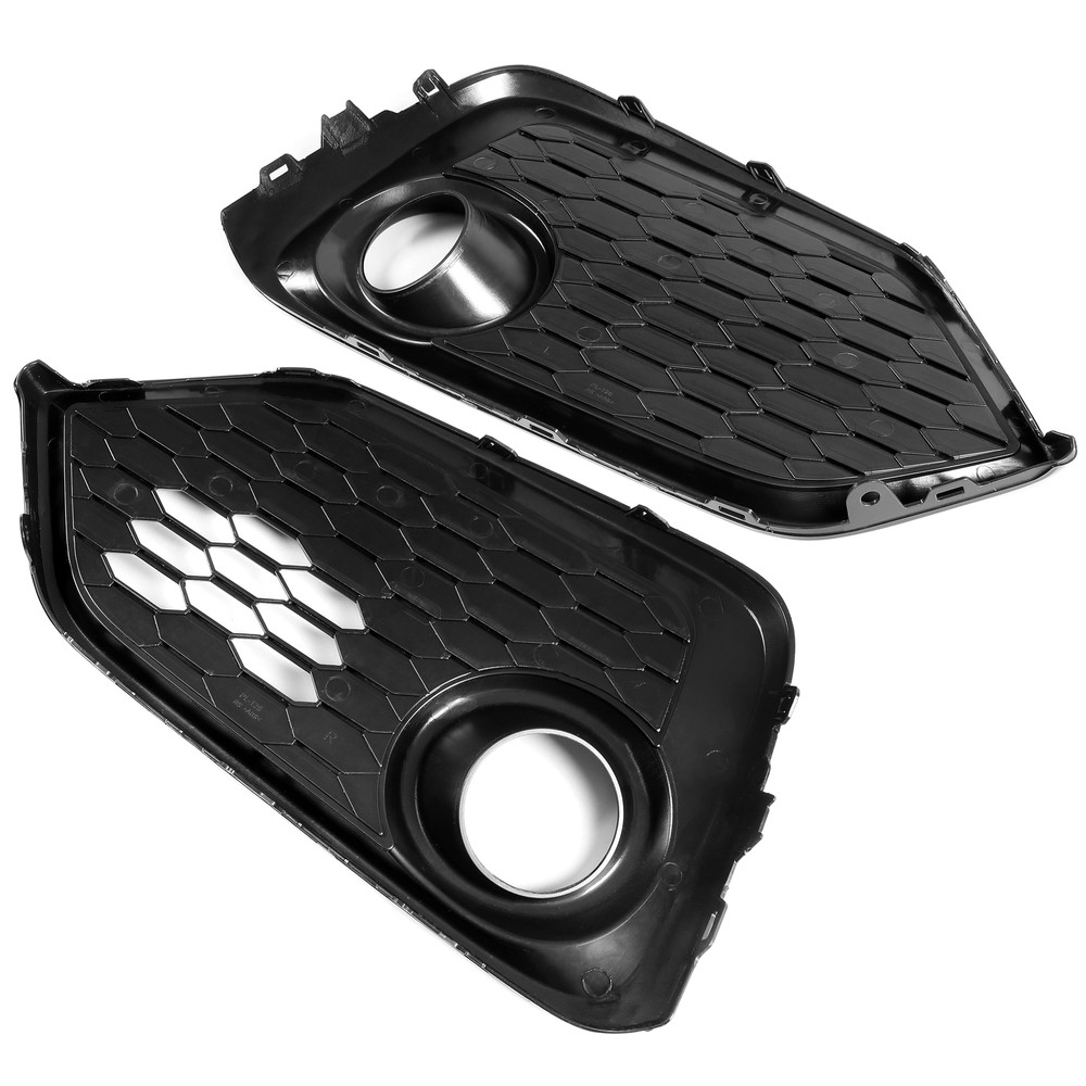 Fog Light Trim Bezel Covers For 2017 2018 2019 Honda Civic Driver+Passenger Side