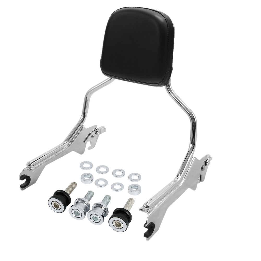 Chrome Sissy Bar Backrest Docking Hardware For Harley Softail FLFB FXBR 18-25 25