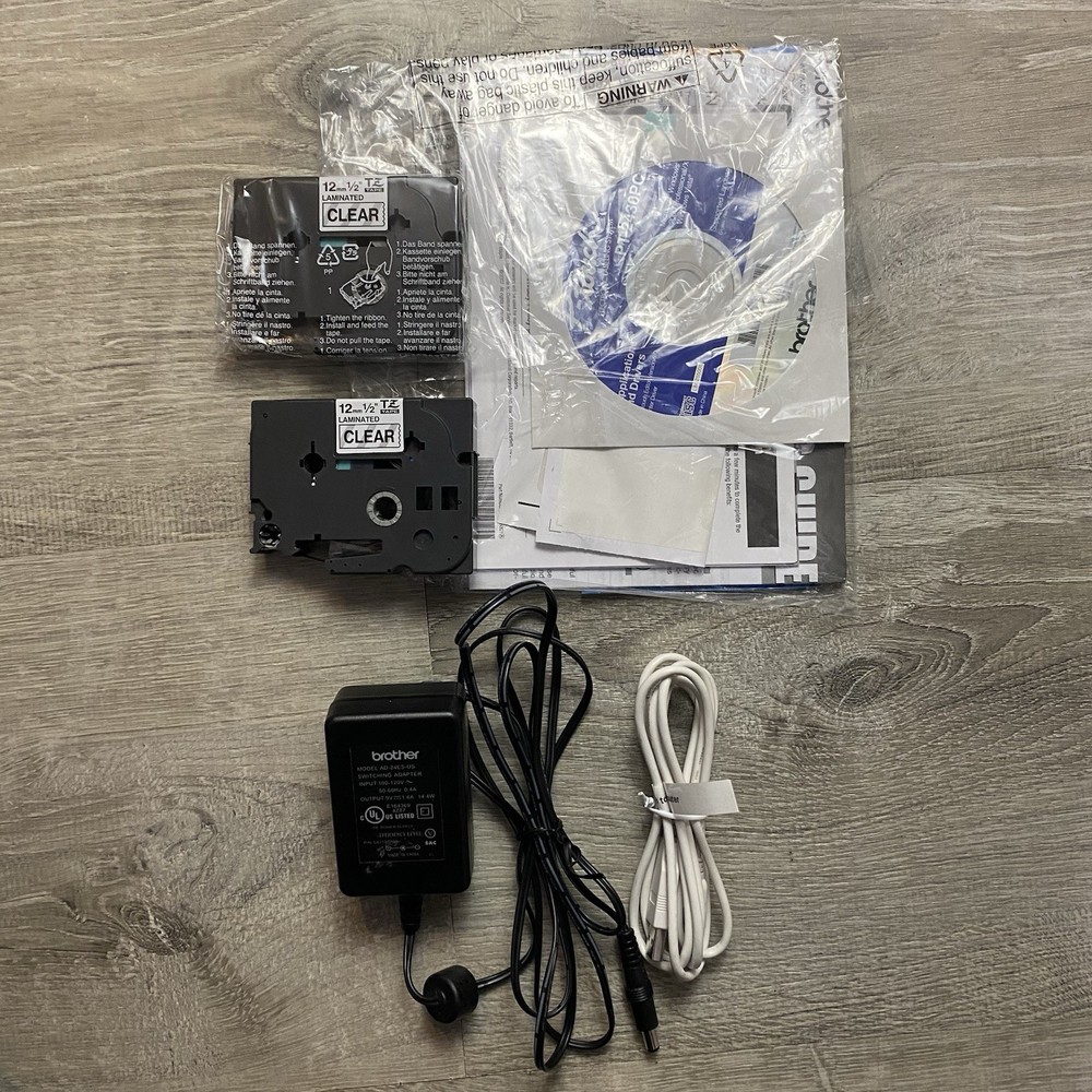 Brother P-Touch PT-2430PC Plug & Label Printer Professional Prints from PC🔥🔥🔥