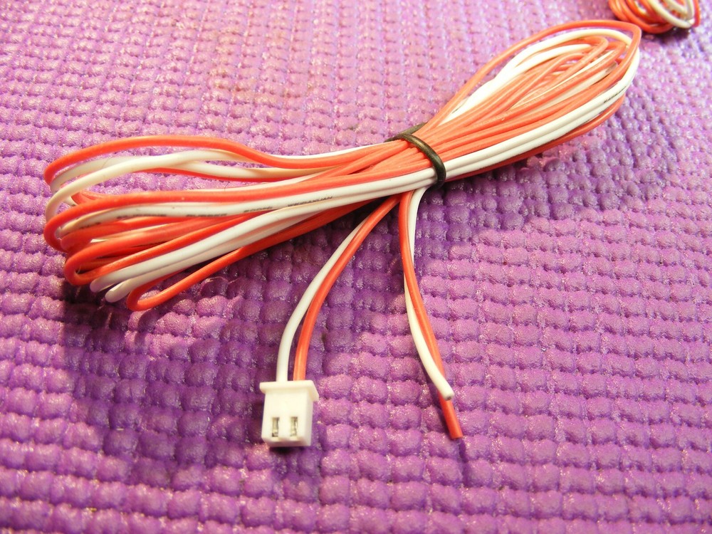 2 METER 2 PIN XH 2.0 CONNECTOR LEADS RED WHITE SILICON WIRE CABLE 3D