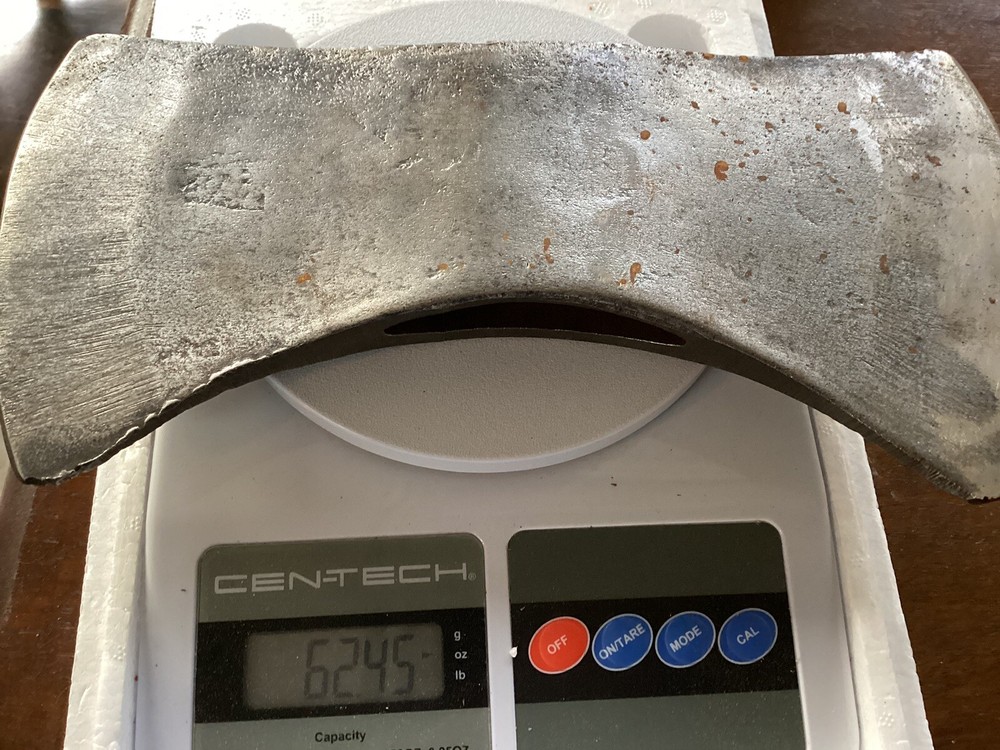 Vintage Axe Head Double Bit Hand Tool 62.45 Ounce, Maker Unknown