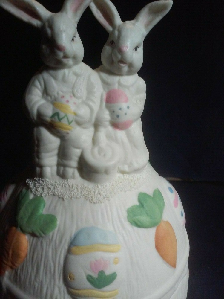 Ceramic Bunny Easter Dish