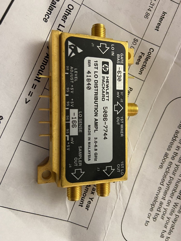 HP/Agilent  Splitter Distribution Amp Coupler LNA  Active Amplifier 1-8.5  GHz