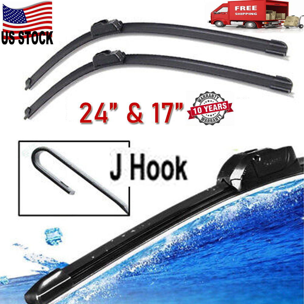 24"17" For Chevrolet Equinox Front Windshield Wiper Blades 2010-2017 Replacement