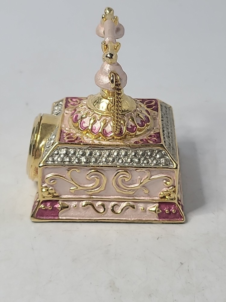 Elgin collectible mini clock Telephone