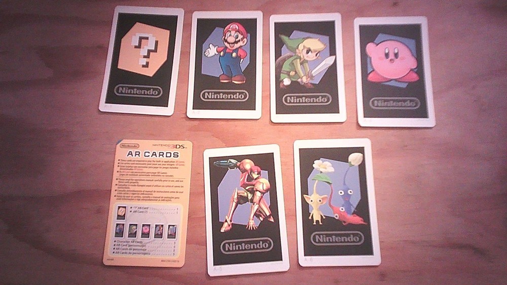 Nintendo 3DS AR Cards - Open