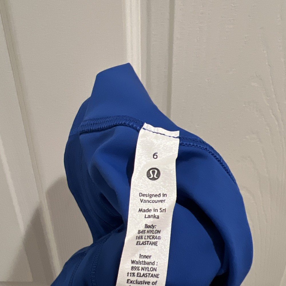 NWT Lululemon Base Pace High-Rise Tight 25” Symphony Blue Size : 4 & 6