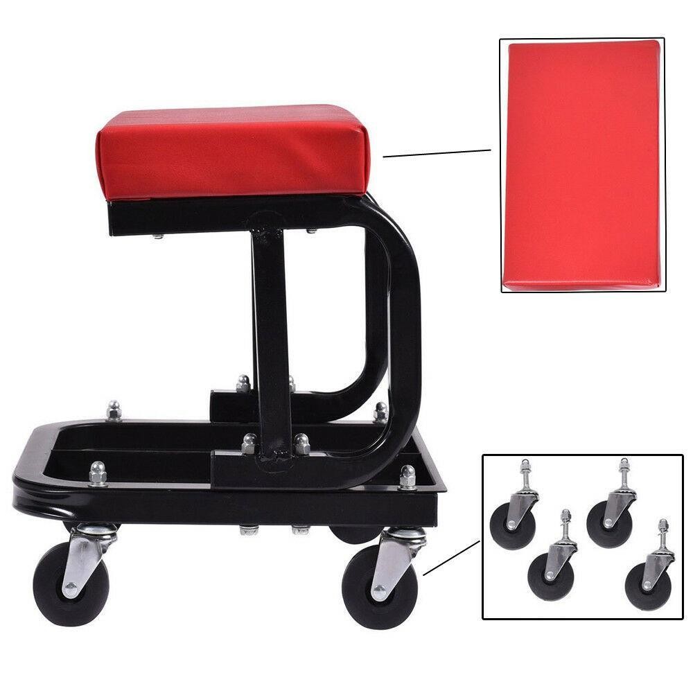 Auto 300LBS Practicability Rolling Repair Chair Storage Tray Shop Storage Tools