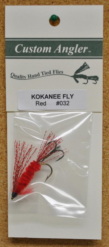 CALR KOKANEE FLY  RED AND RED