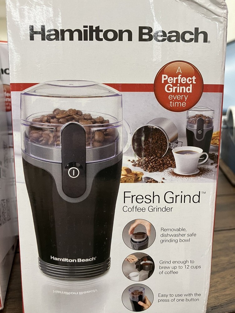 Hamilton Beach Fresh Grind Coffee Grinder, Black