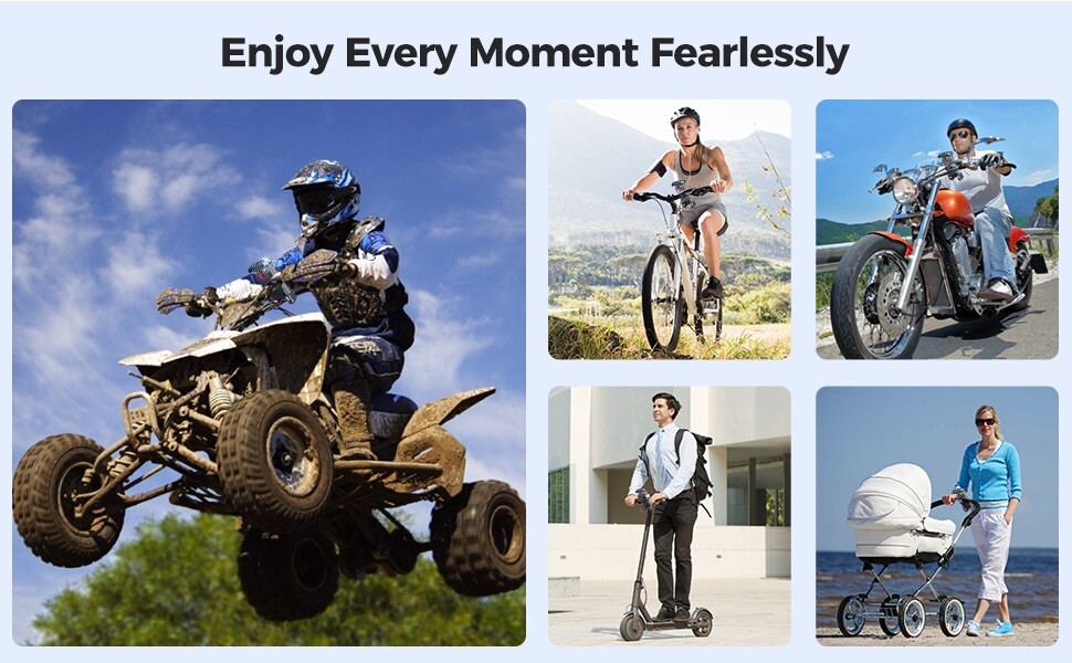 Motorcycle Phone Mount,3s Quickly Install,1 Second Automatic Lock & Release,