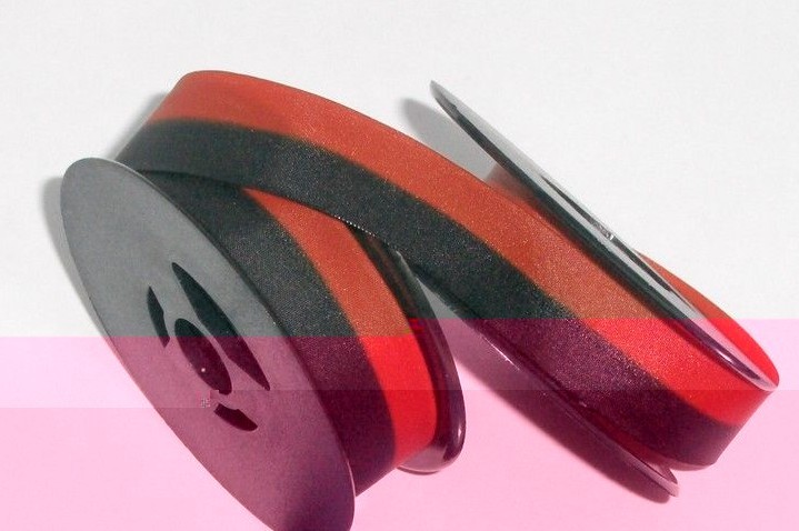 Adler 21D Typewriter Ribbon - Black and Red Ink