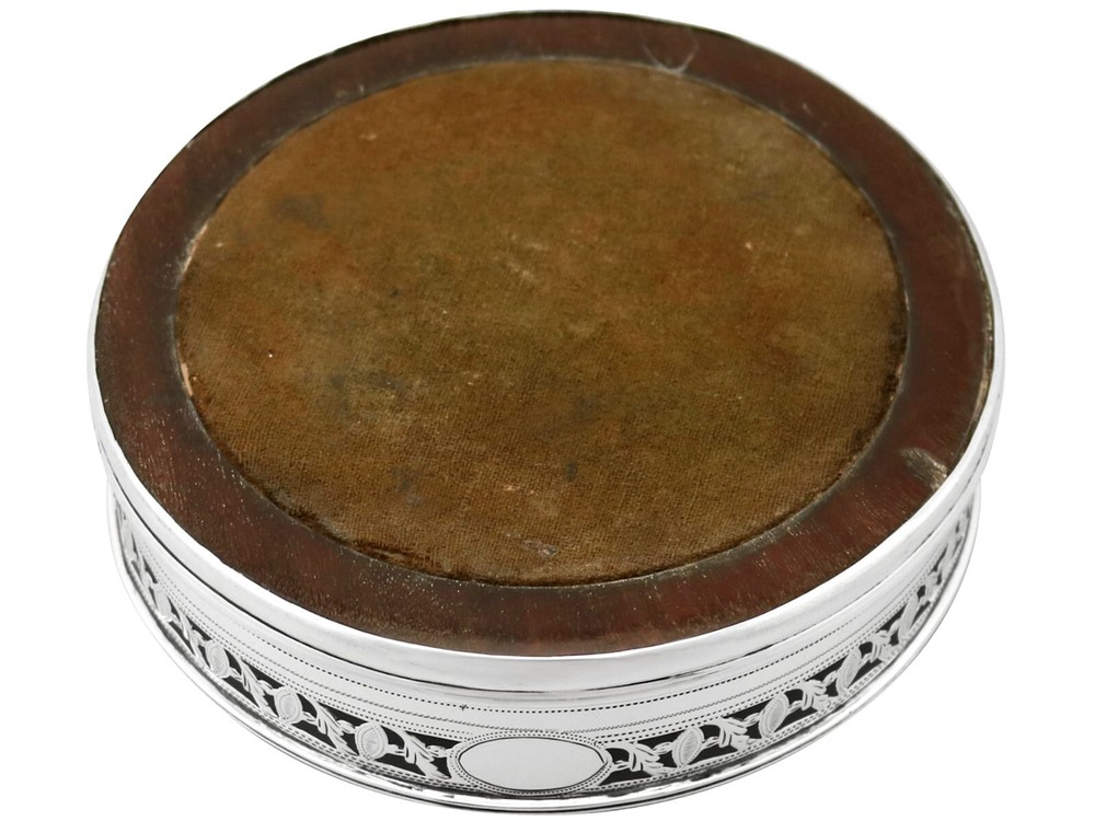 Georgian Sterling Silver Coasters 1795