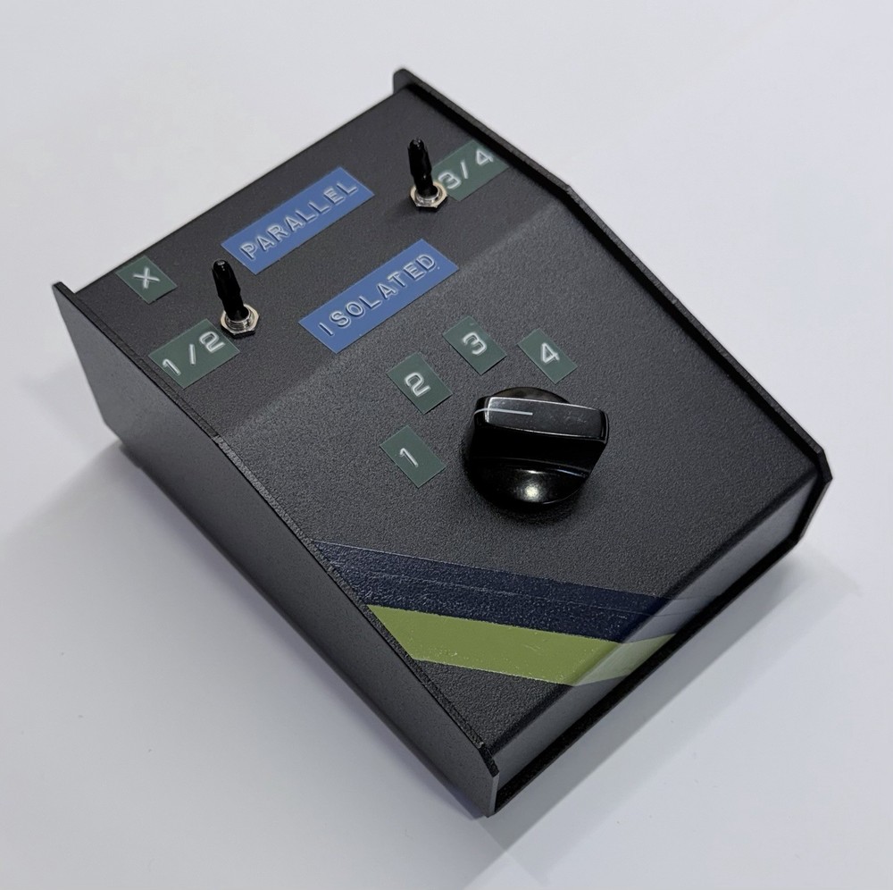 4x1 PARALLEL BLOCK - Guitar Amp Speaker Selector/Combiner - Black, Custom Orders