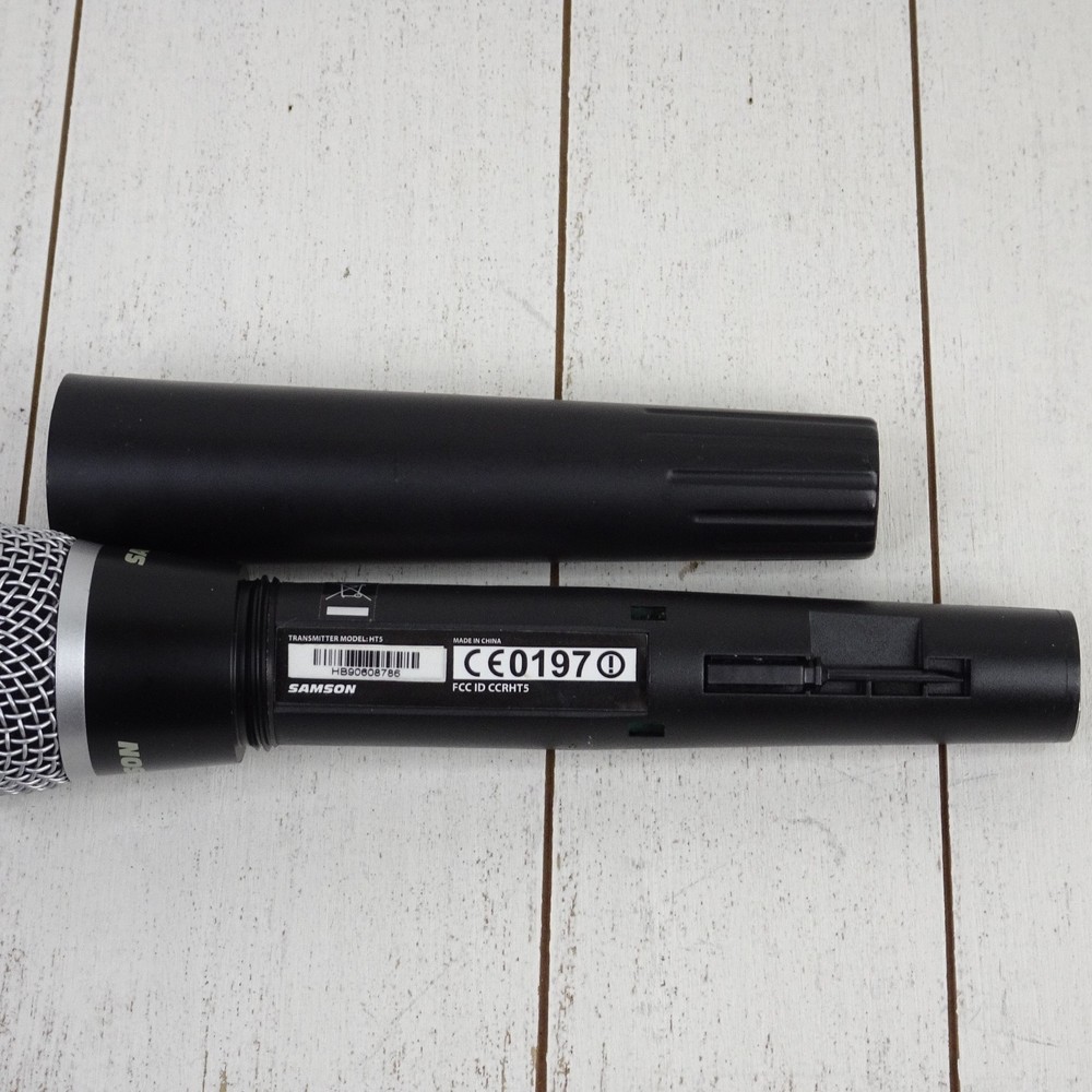 Samson Q7 Dynamic Vocal Microphone Model HT5 Wireless Ch6 Mic