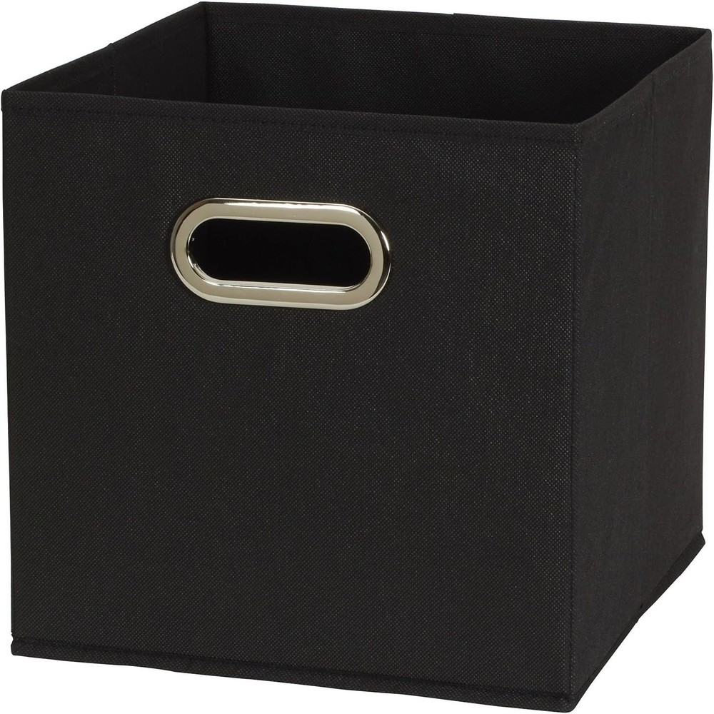 Household Essentials Foldable Fabric Storage Cubes 6-Pack – 11X11X11 Stackable N