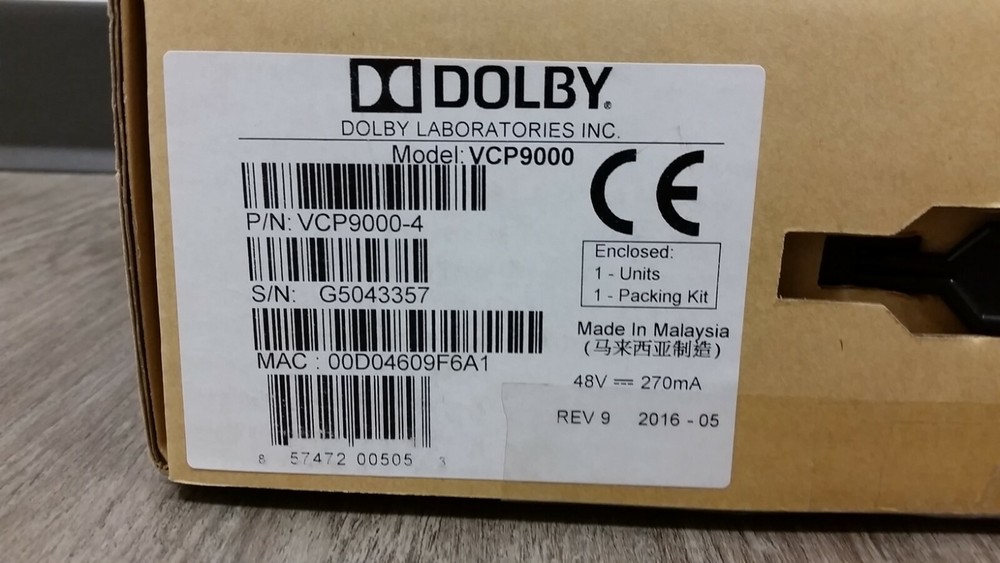 *NEW* Dolby VCP9000 Conference Phone Unit