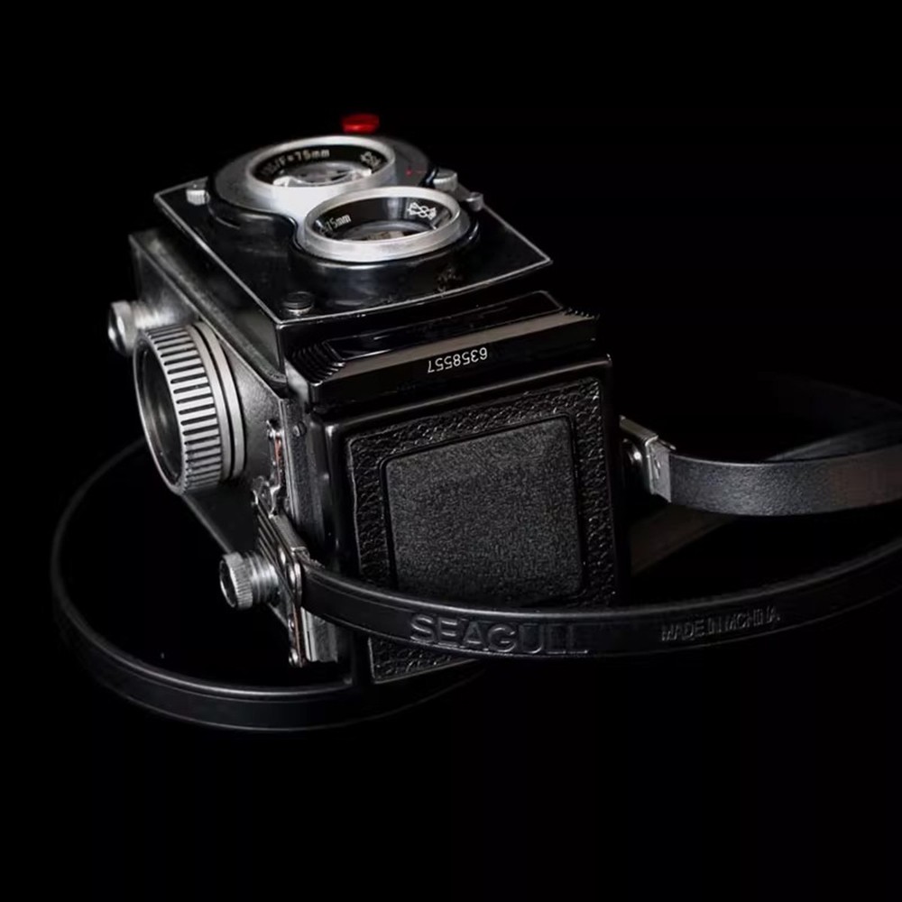 Cowhide Shoulder Strap Suitable for Seagull Double Reflex Camera Strap Type 4