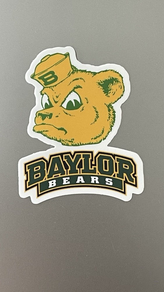 Baylor Bears University Vintage Tailgate Sticker