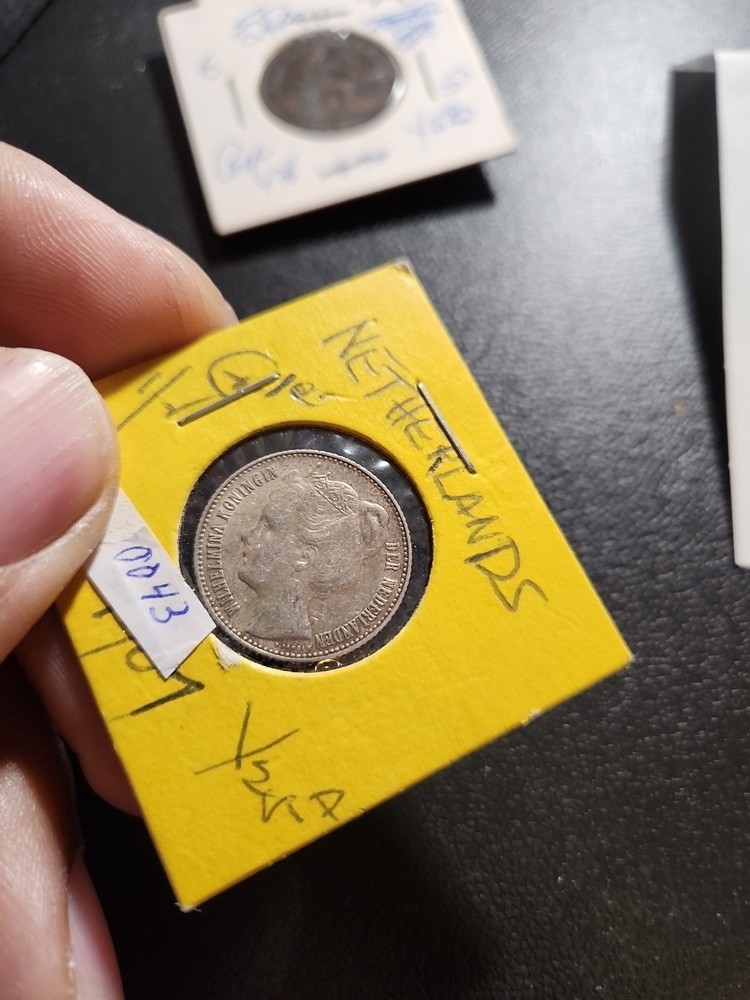 NETHERLANDS 1/2 Gulden 1907 #0043