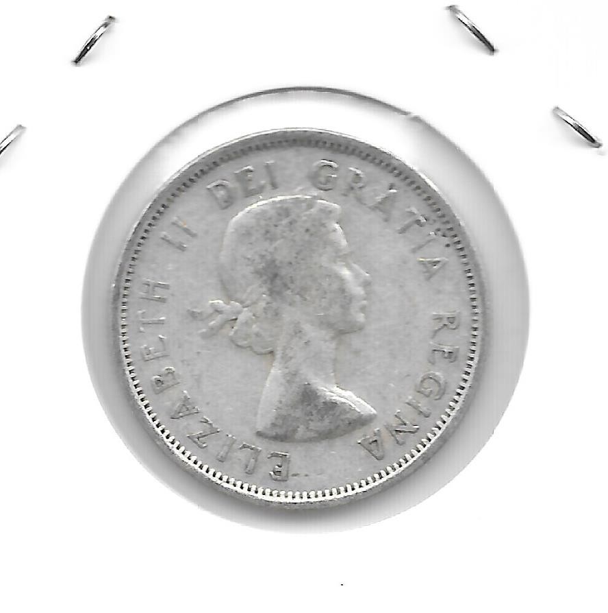 1955 CANADIAN 25 CENT QUARTER NICE (SILVER)
