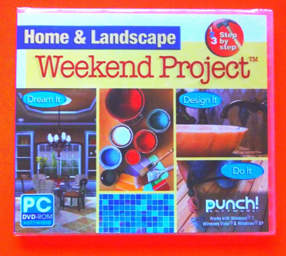 Home & Landscape Weekend Project - NEW Sealed DVD Rom Software