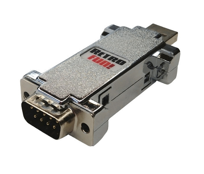 Amiga C64 USB Adapter Retrofun DB9 Joy Mouse to PC Emulator