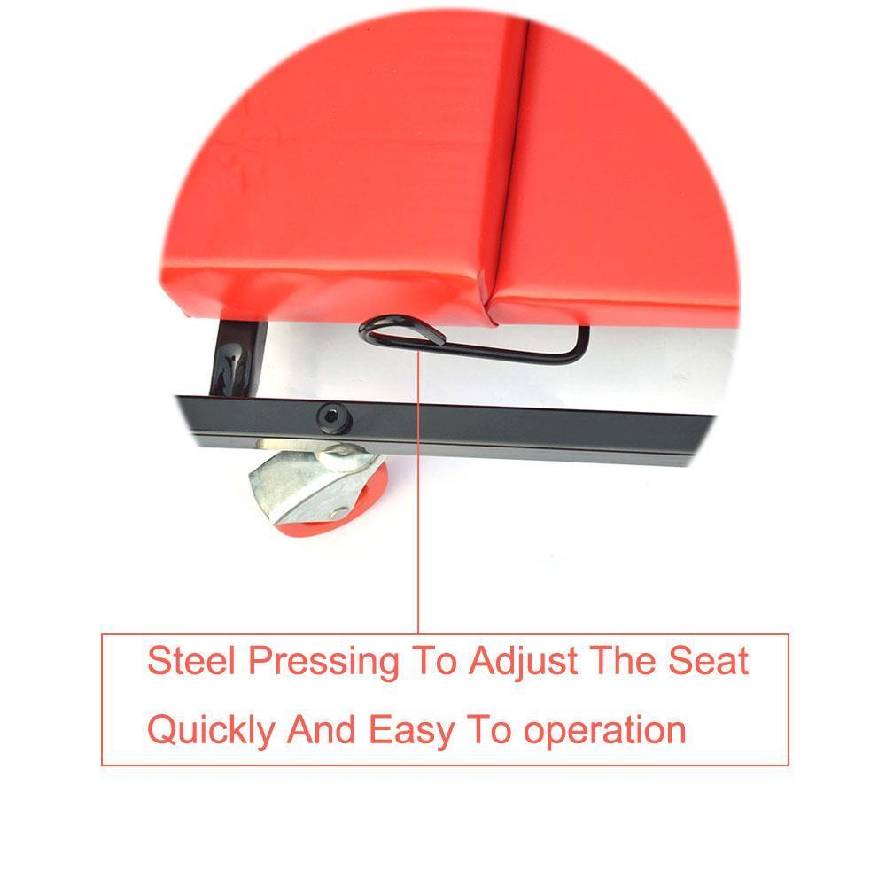 Adjustable Mechanics Rolling Creeper Tool Shop Garage Under Car Work Stool Seat