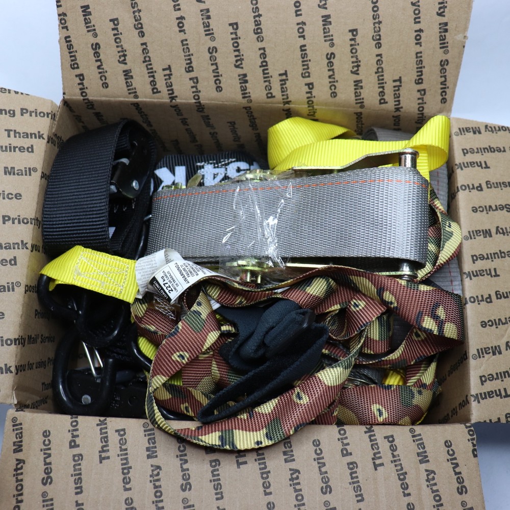 Assorted Cambuckles and Straps 13 lbs.