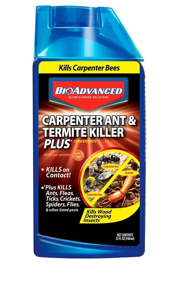 BioAdvanced Carpenter Ant & Termite Killer Plus, Concentrate, 40 Oz - NEW