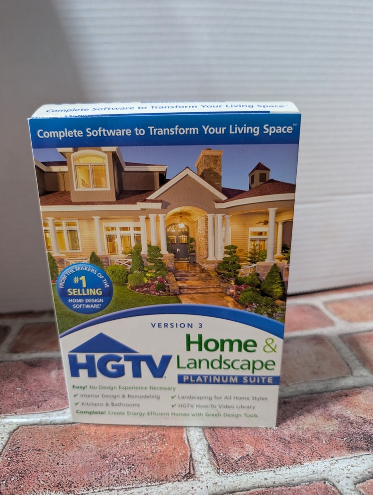 HGTV Home & Landscape Platinum Suite Design, Visualize, and Create Stunning PC