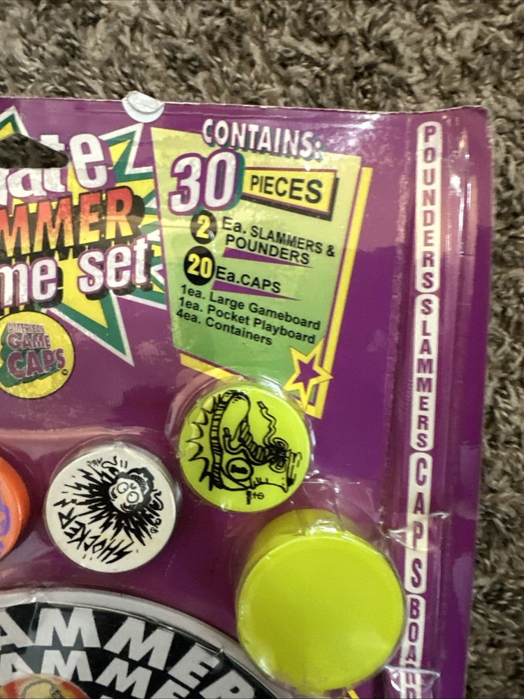 Pog Retro Kaps 2-Player Starter Set Game Includes 30 Pieces NEW