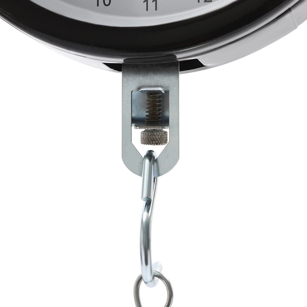 Double-Sided Dial Hanging Scale 22lbs with Galvanized Tray for Easy Weighing