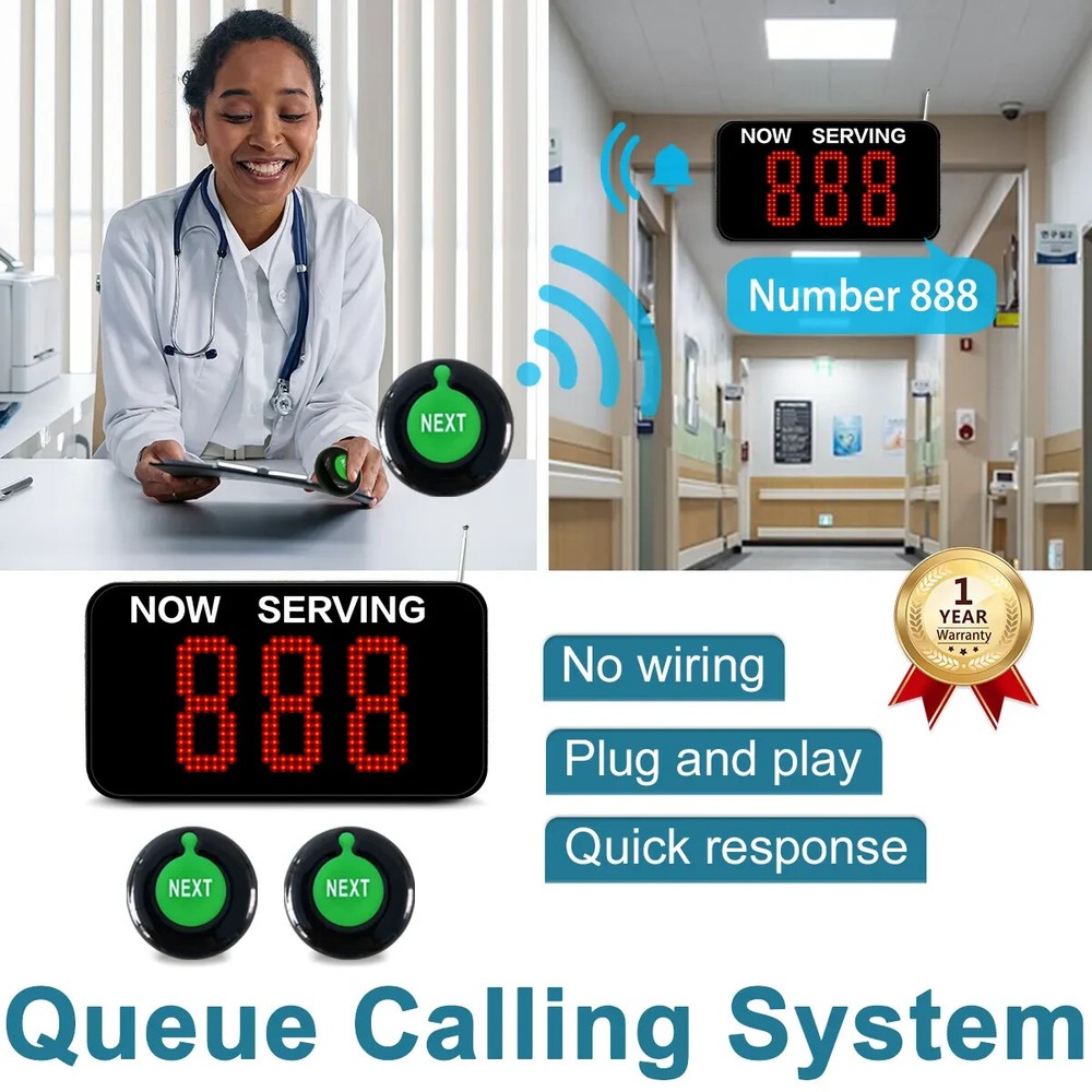 Restaurant Wireless Queue Management System Ticket Dispenser