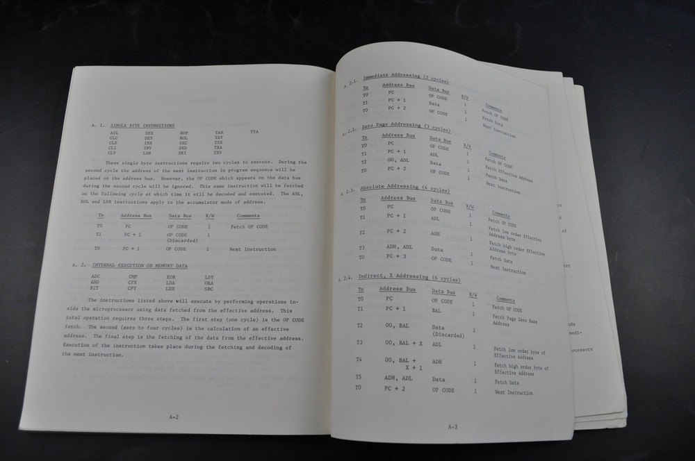 MOS Technology Microcomputers Hardware Manual – Vintage Original Book 1976