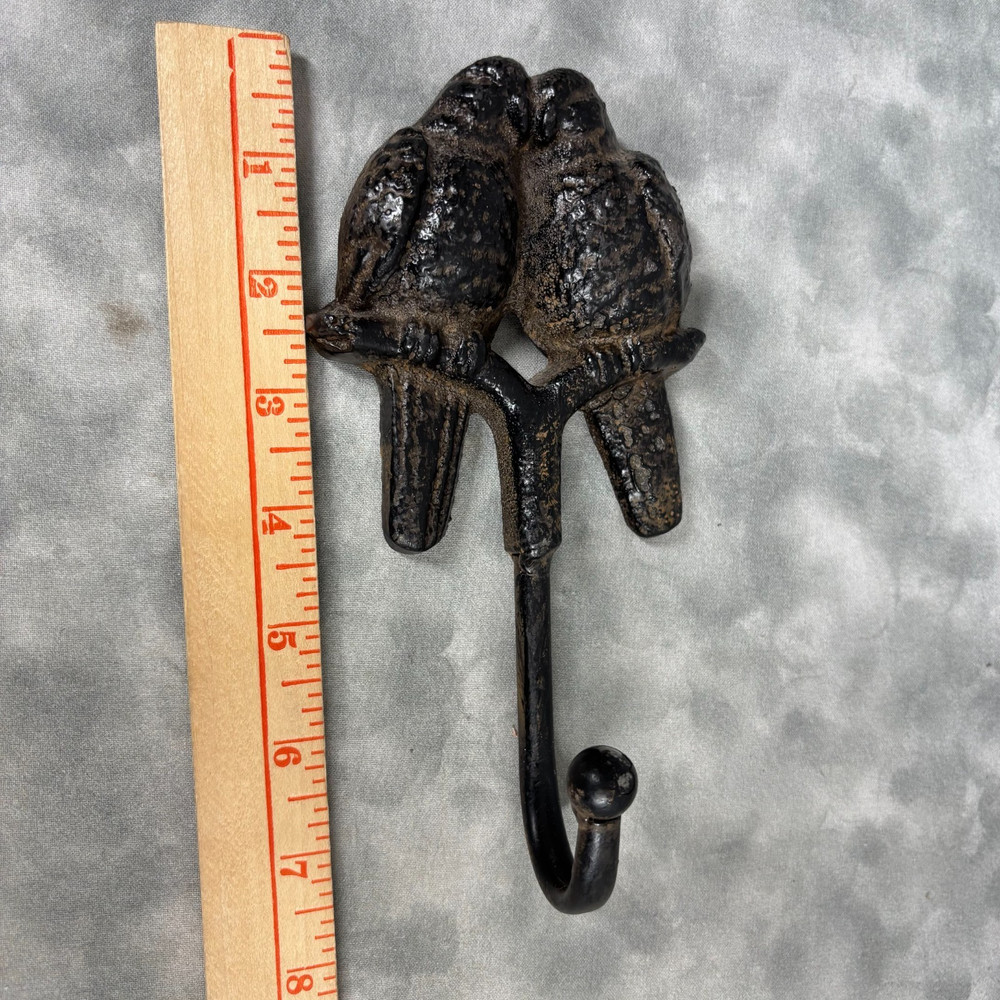 VTG Solid Brass Lovebirds Hook 6" 2 Available