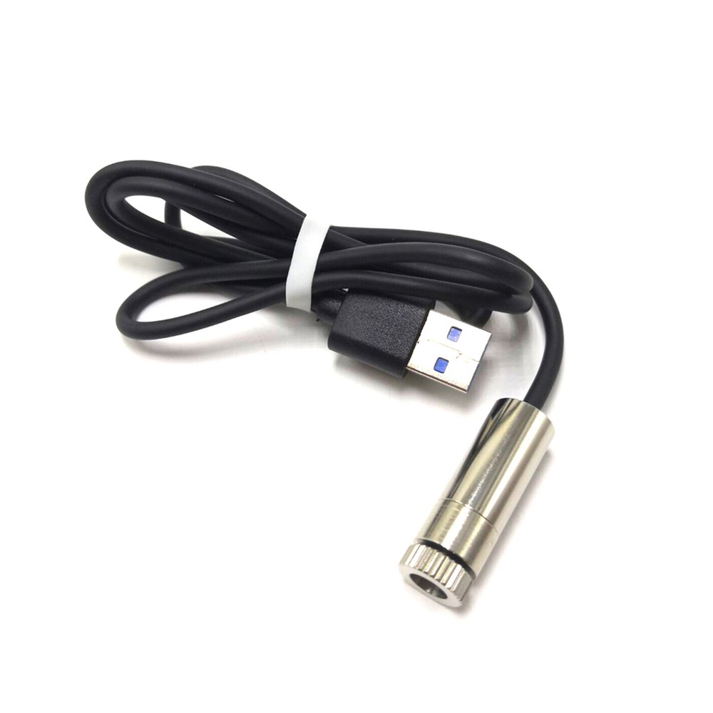 Focusable 650nm 30mW Dot/Line/Cross red Laser Diode Module with USB + Adapter