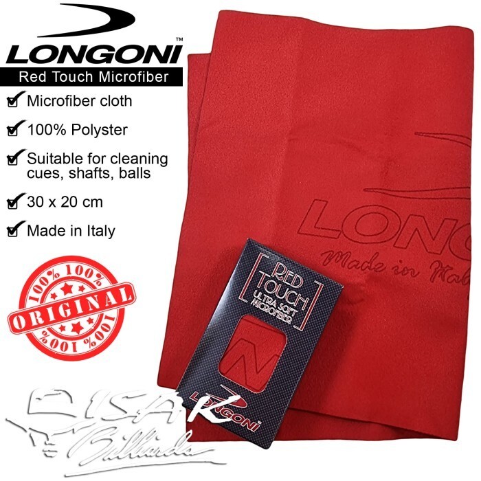 Longoni Red Touch Ultra Soft Microfiber - Made in Italy - 1pc