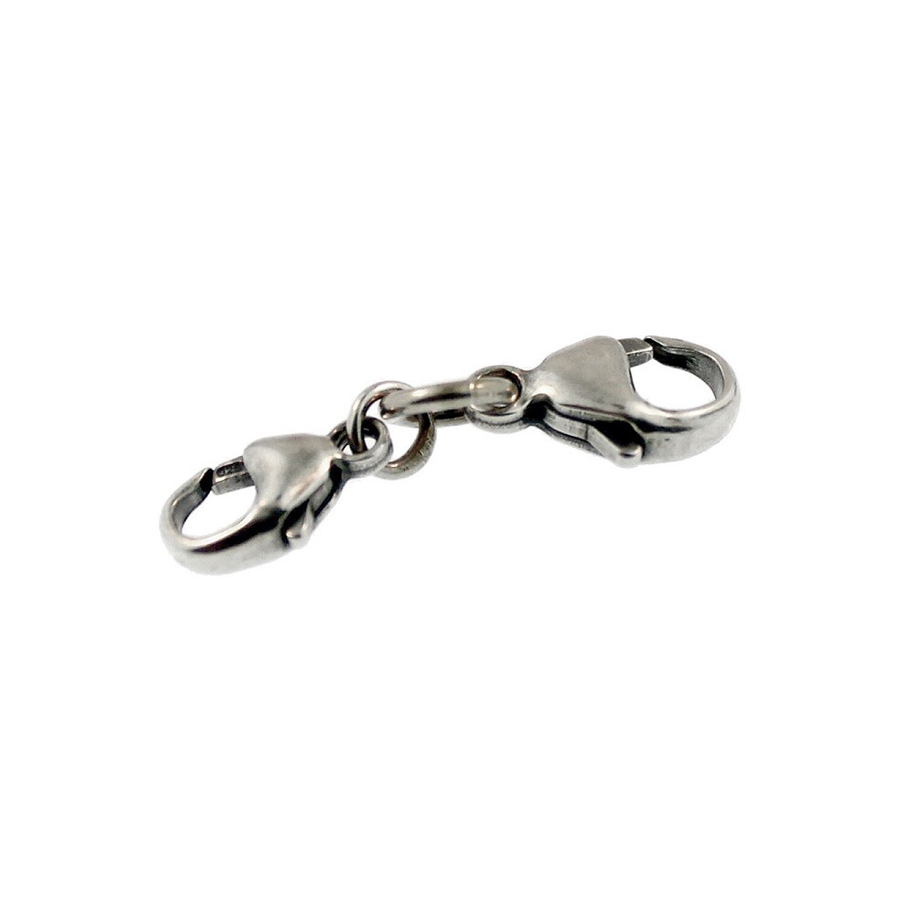 Authentic Trollbeads Sterling Silver 10103 Double Clasp, Silver :1