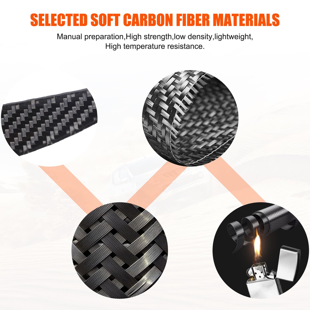 Soft Carbon Fiber Headlight Eyebrow Sticker For Mitsubishi Eclipse 2006-2011