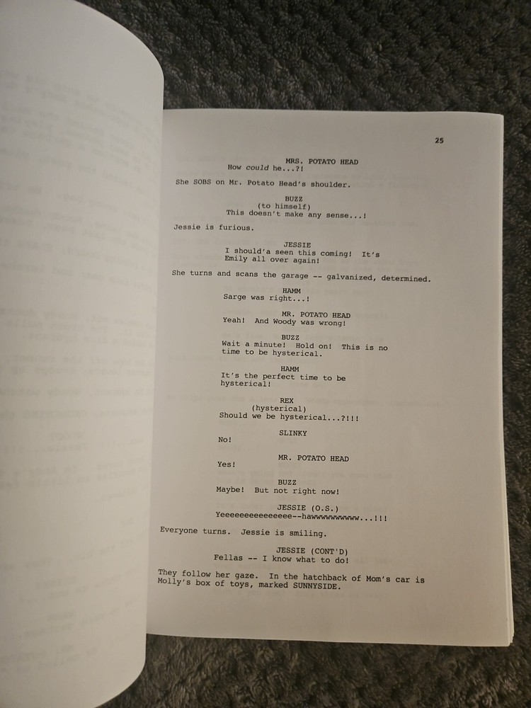 Toy Story 3 Script Signed By John Ratzenberger & Richard Kind: Jsa