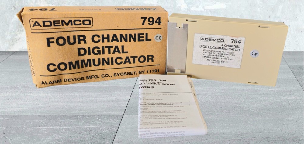 ADEMCO 794 Four Channel Digital Communicator