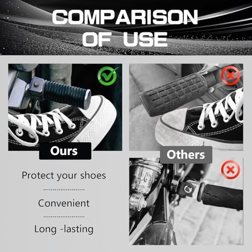 5 Pieces Motorcycle Shifter Shoe Protector - Universal Quick-Fit Riding
