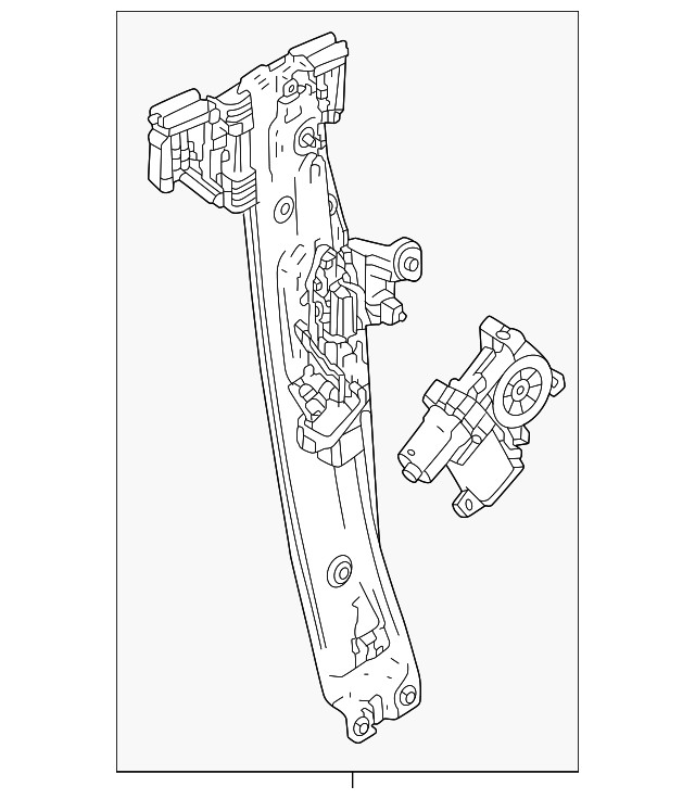 Genuine GM Window Regulator 85838706