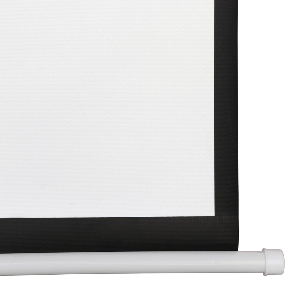 100" 16:9 Home Movie Manual Projection Screen Pull Down Projector Matte White