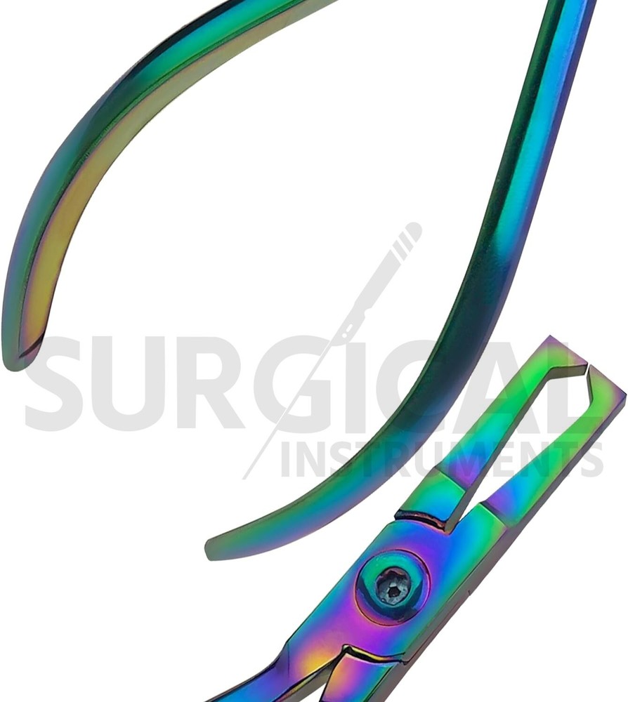 Rainbow Bracket Remover Pliers Straight Orthodontic Instruments German Grade