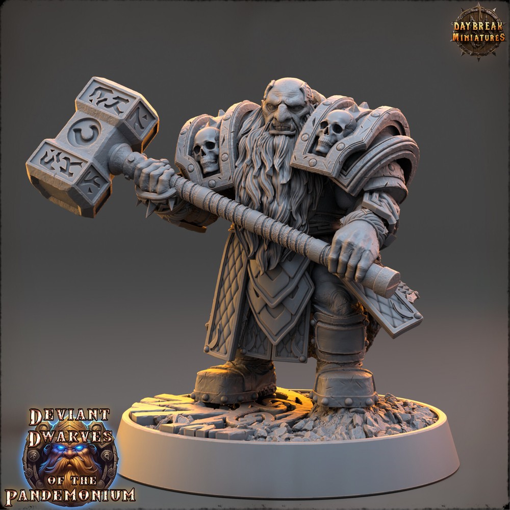 Deviant Dwarf Warrior Joriz | DayBreak Miniatures |