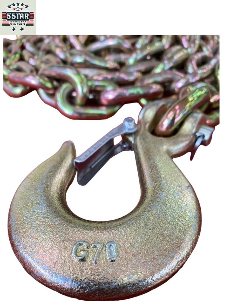 SET#31 HEAVY DUTY AUTO BODY FRAME MACHINE PULLING CHAIN 11 FEET LONG